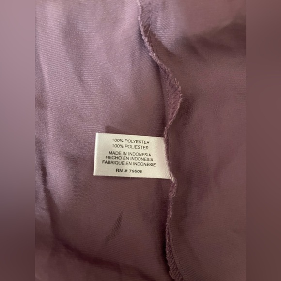 Violet & Claire Sleeveless Top Blouse Shirt Heather/Dusty Purple Medium - Picture 4 of 4